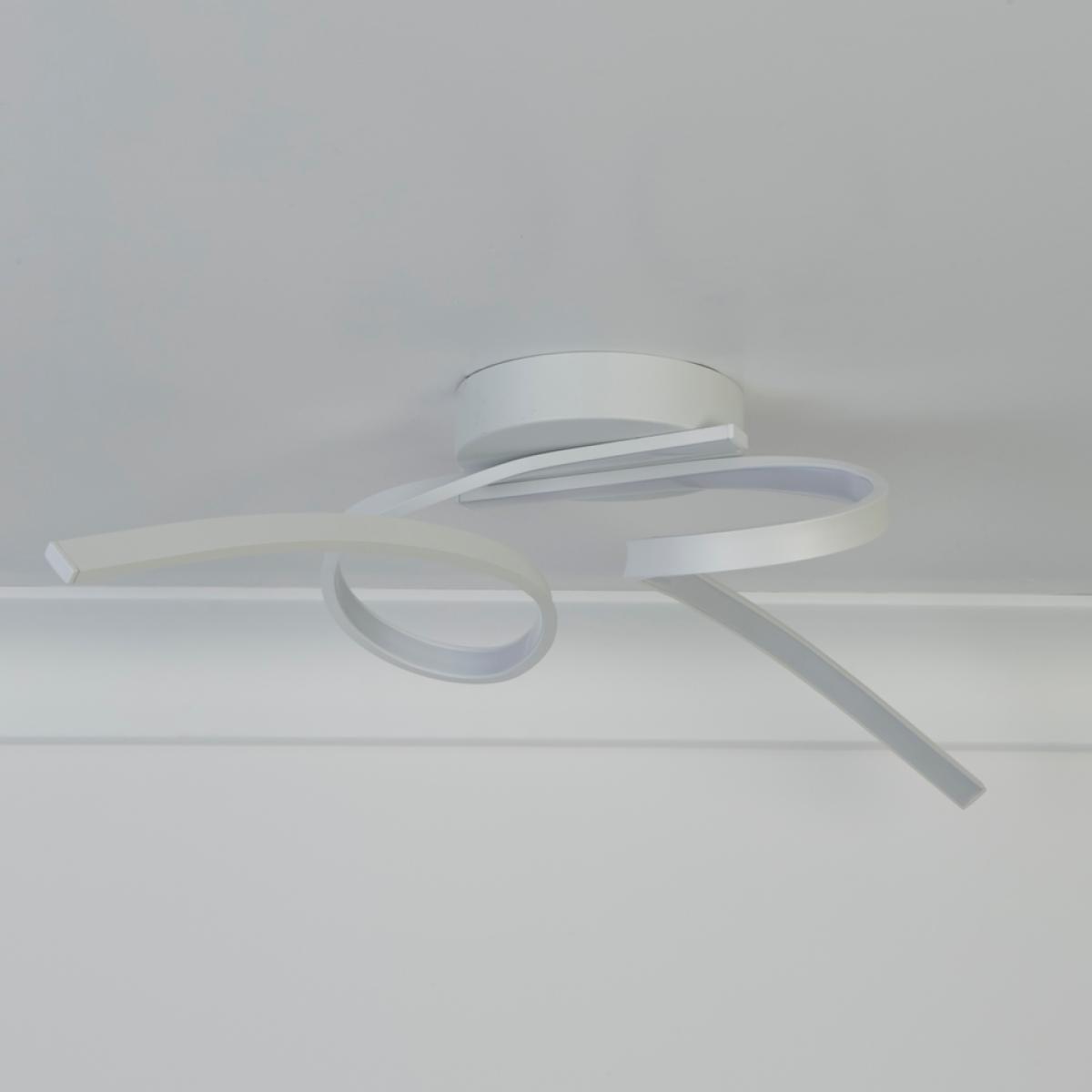 Houston LED Flush Ceiling Light - White – image 4