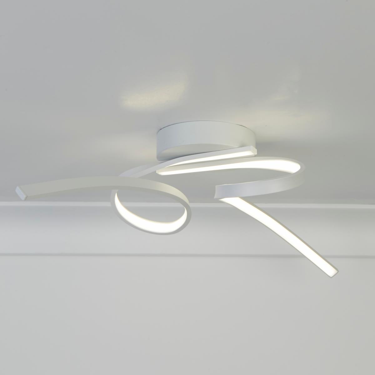 Houston LED Flush Ceiling Light - White – image 1