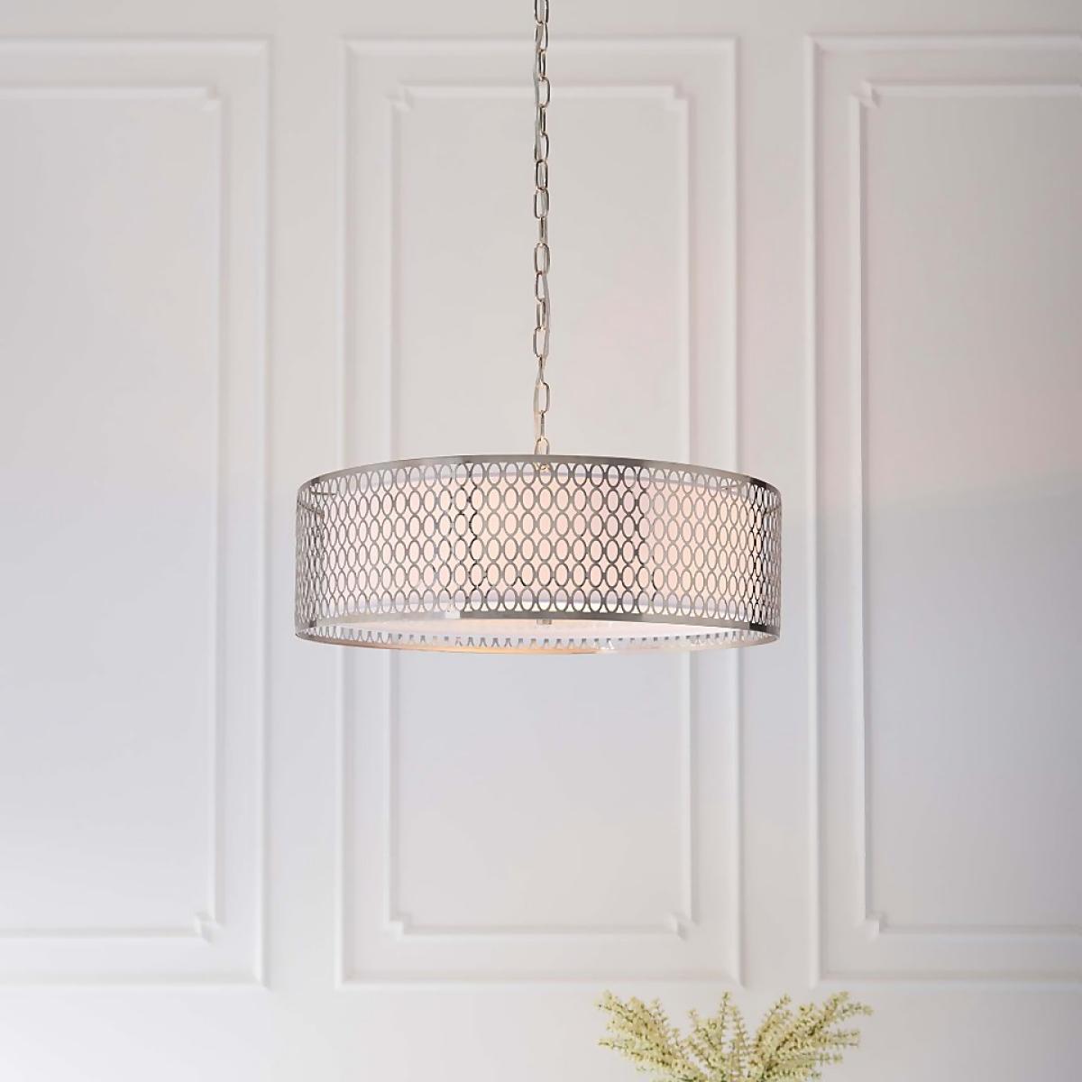 Orton Pendant Ceiling Light - Nickel Effect – image 4