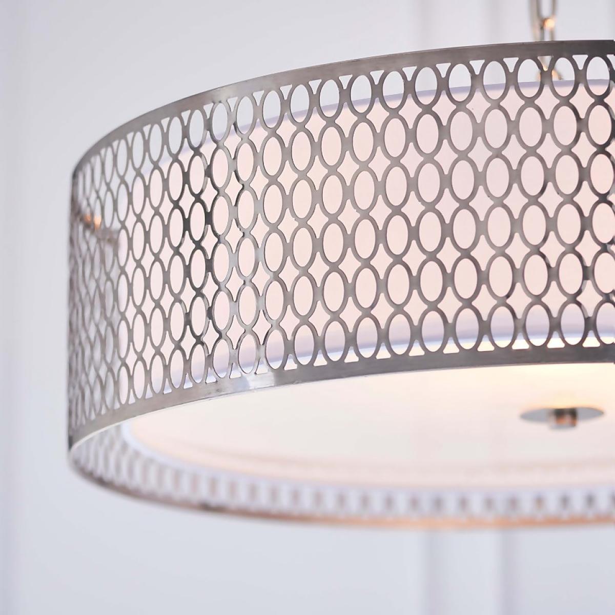 Orton Pendant Ceiling Light - Nickel Effect – image 5