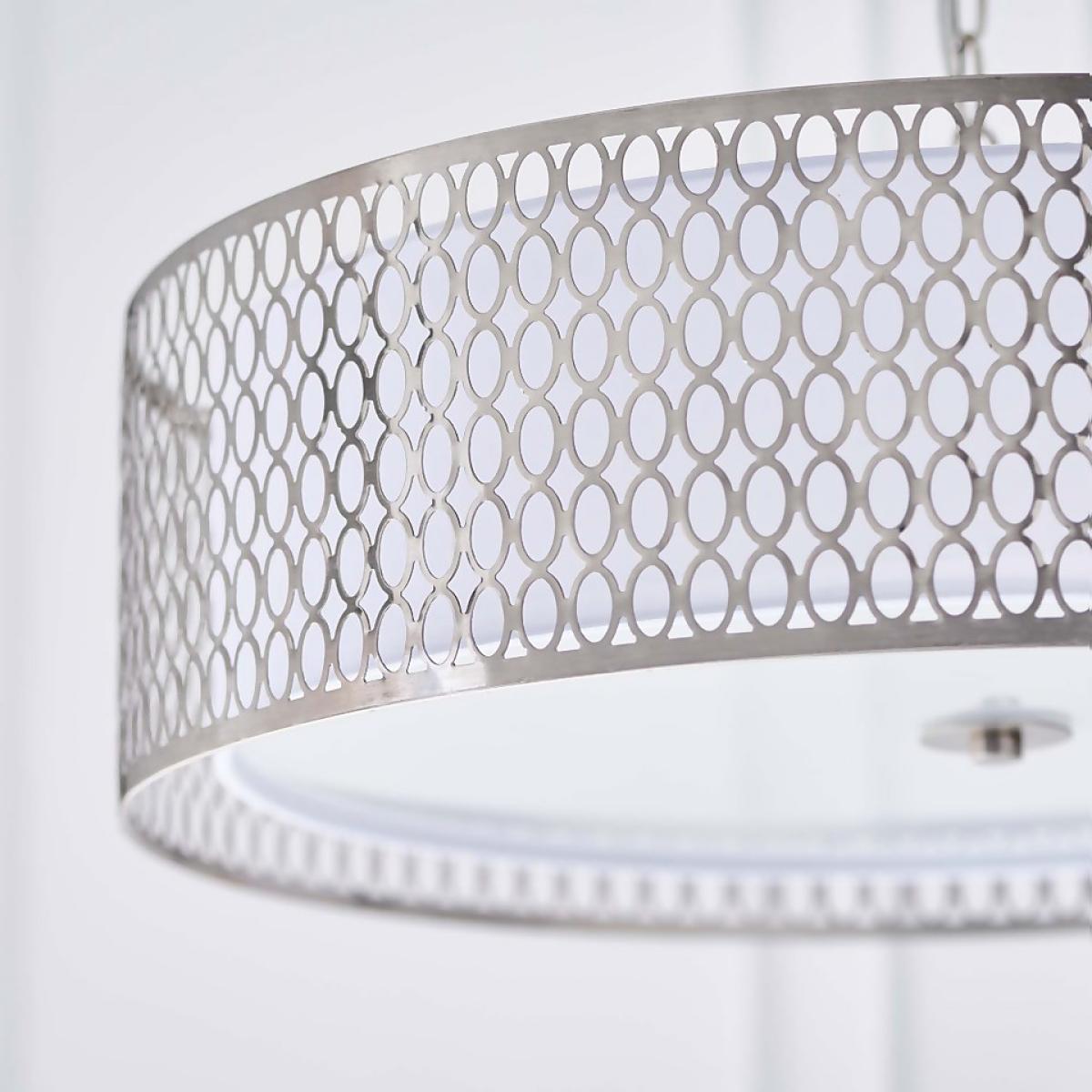 Orton Pendant Ceiling Light - Nickel Effect – image 7