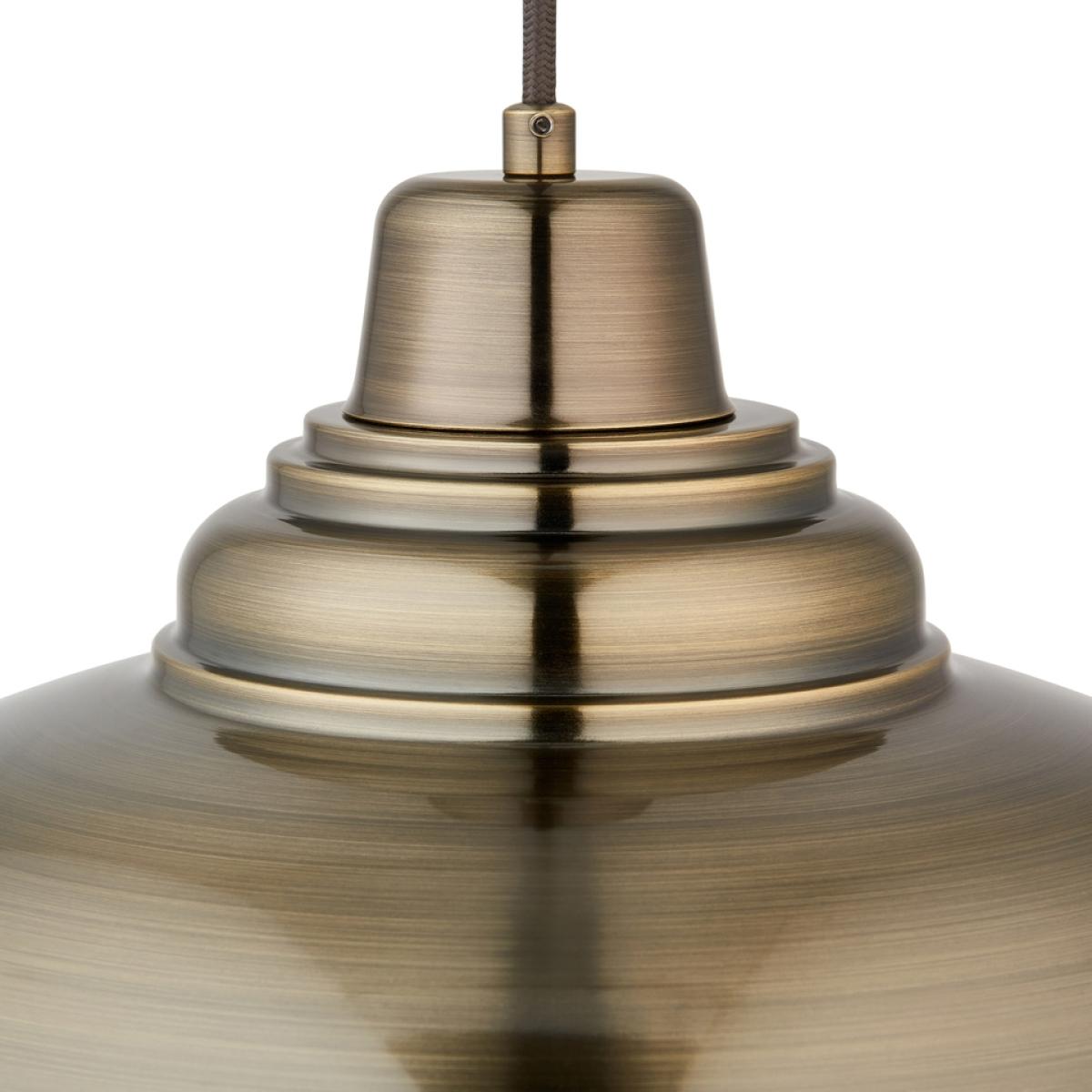 Whitstable Pendant Light - Antique Brass – image 5