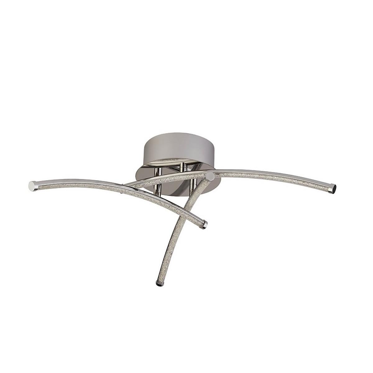 Atlanta 3 Light LED Flush Ceiling Light - Chrome – image 3