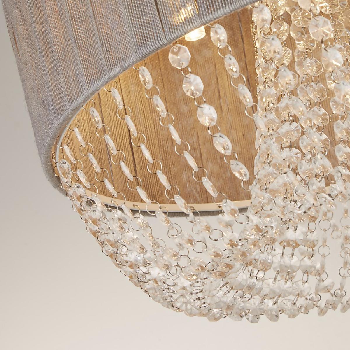 Bellano 5 Light Flush Ceiling Light - Grey – image 4