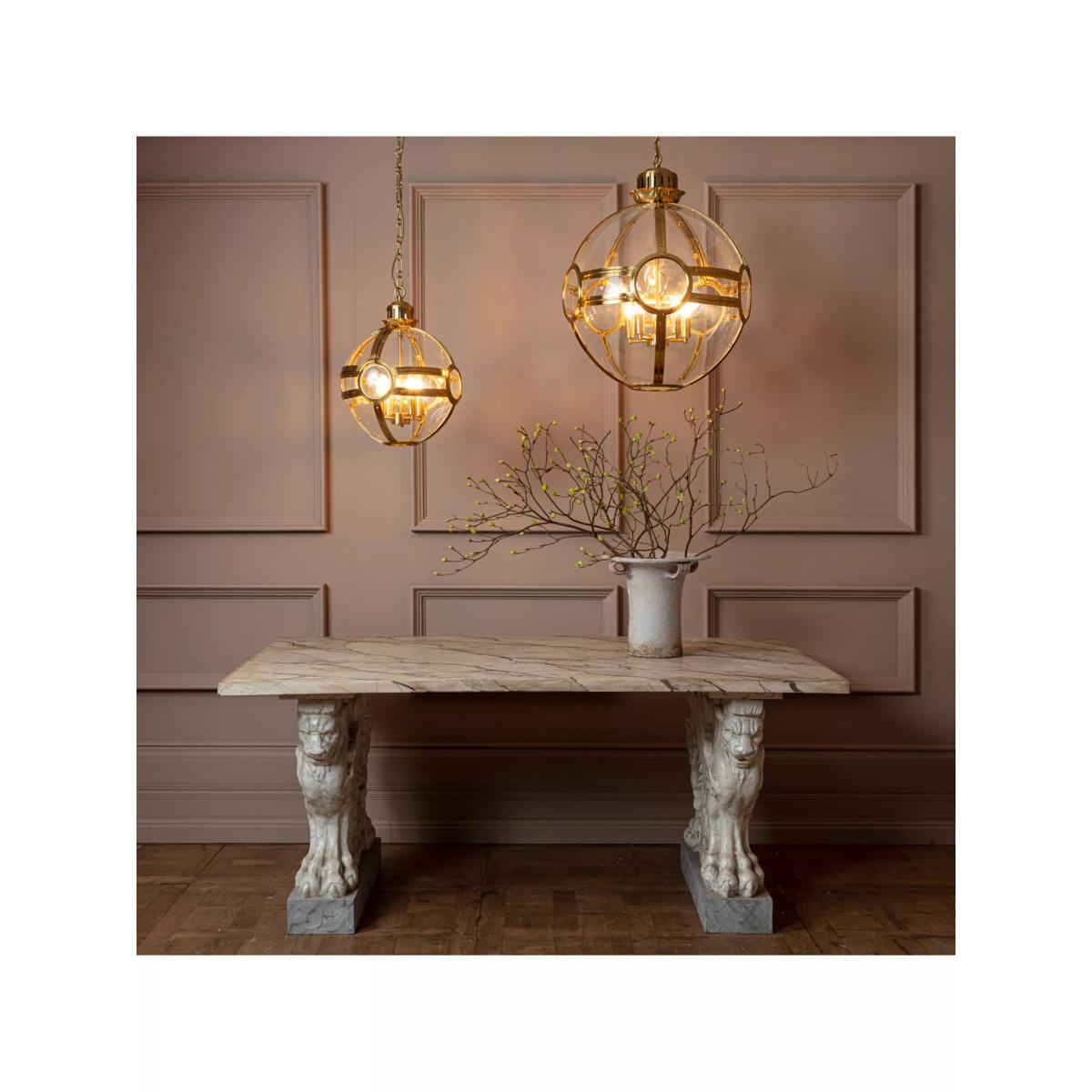 Pure White Lines Clyde Lantern Small Ceiling Light – image 7