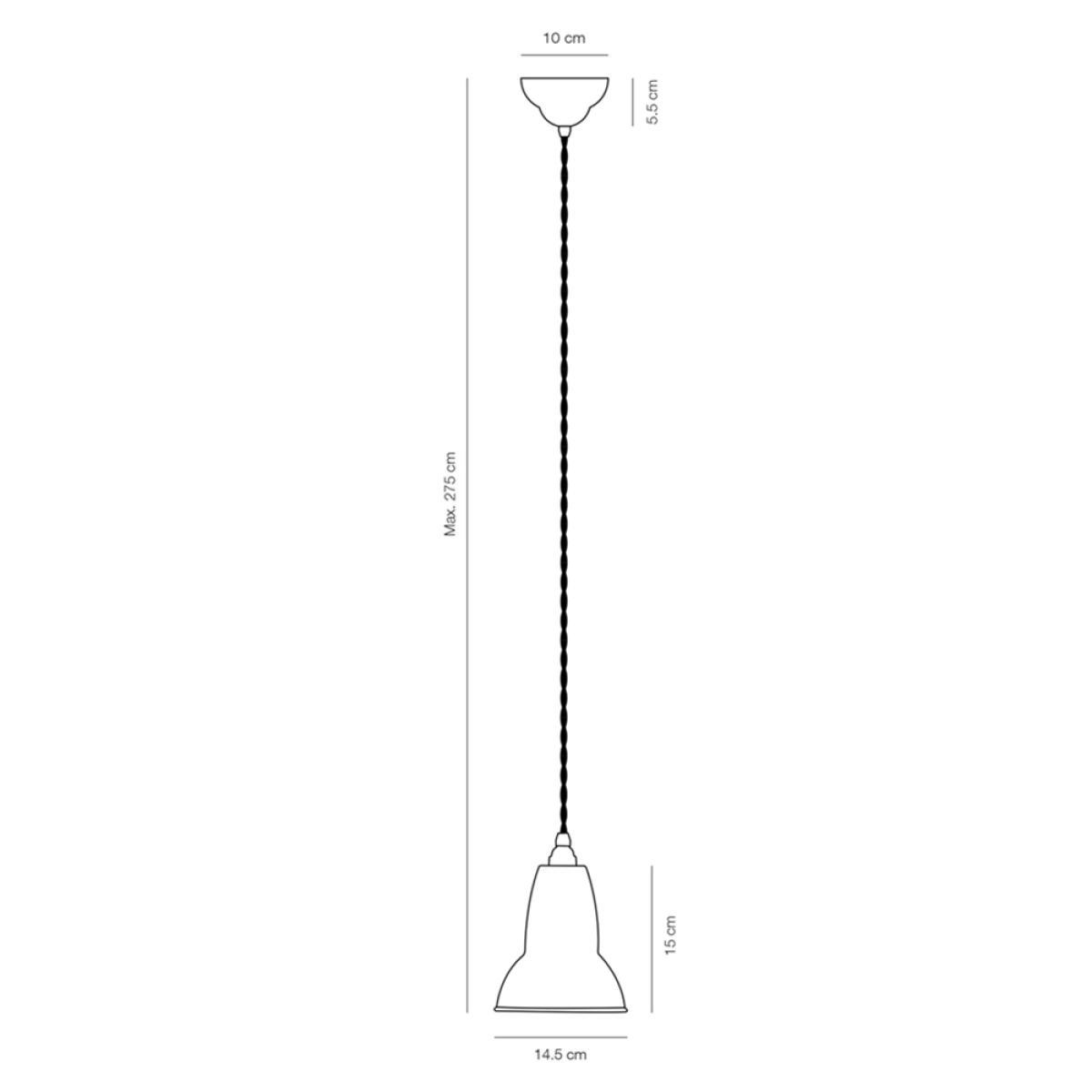 Anglepoise Original 1227 Brass Ceiling Light, Elephant Grey – image 10