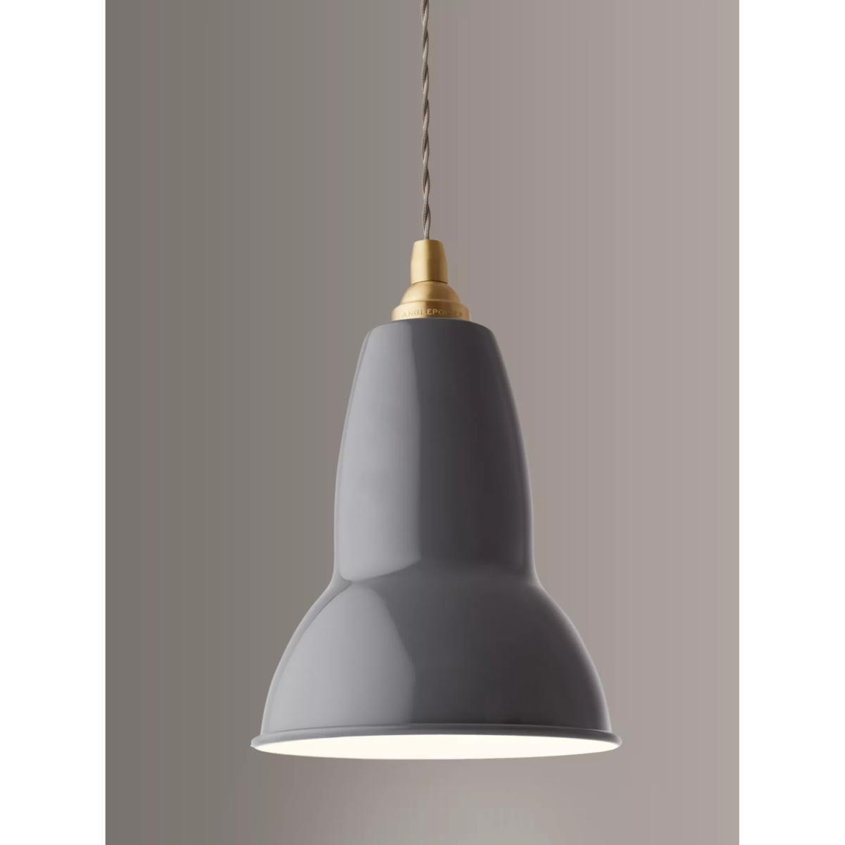 Anglepoise Original 1227 Brass Ceiling Light, Elephant Grey – image 1