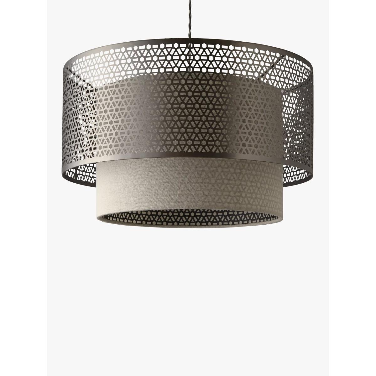 John Lewis & Partners Meena Fretwork Steel Ceiling Light – image 3