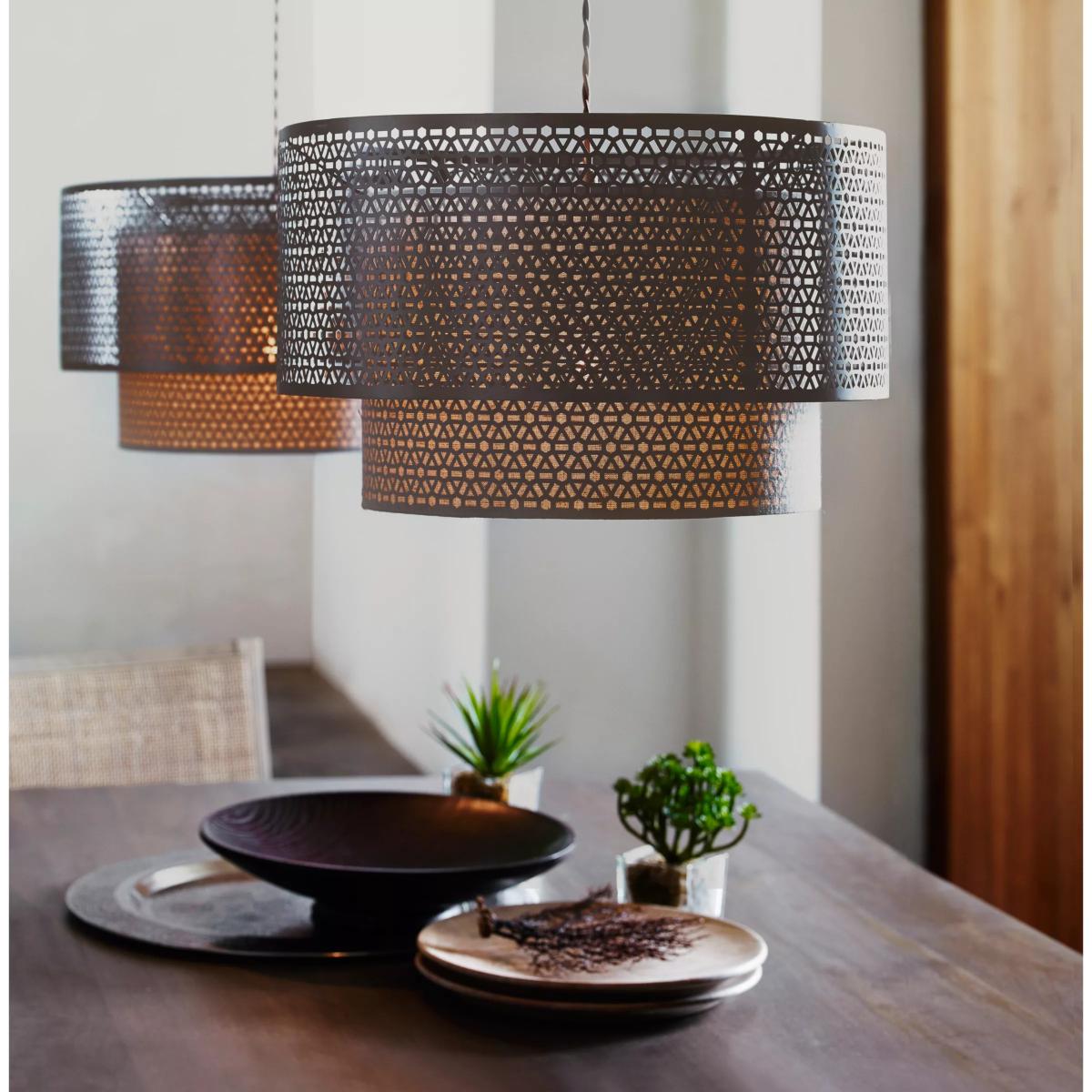 John Lewis & Partners Meena Fretwork Steel Ceiling Light – image 6