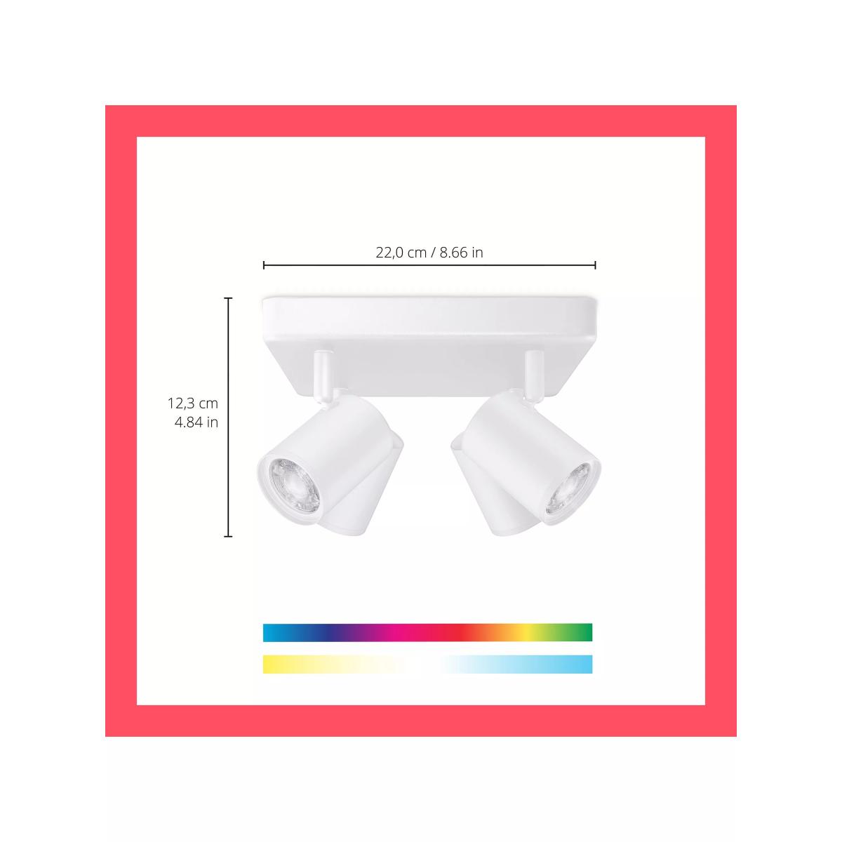 WiZ Imageo Smart 4 Spotlight, White – image 3