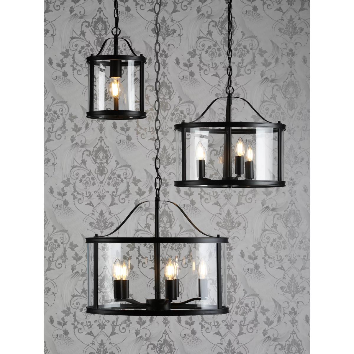 Laura Ashley Harrington Pendant Ceiling Light, Black – image 4