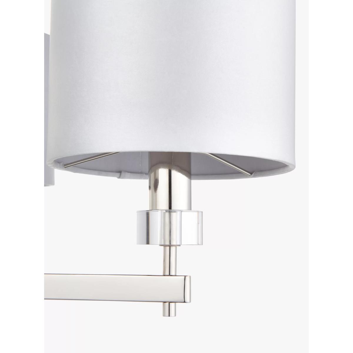 John Lewis Greta 3 Arm Pendant Ceiling Light, Ivory – image 4