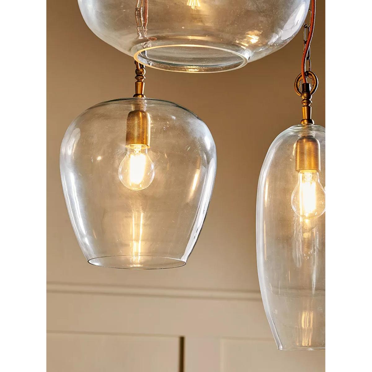 Nkuku Otoro Cluster Pendant Ceiling Light, Clear – image 3