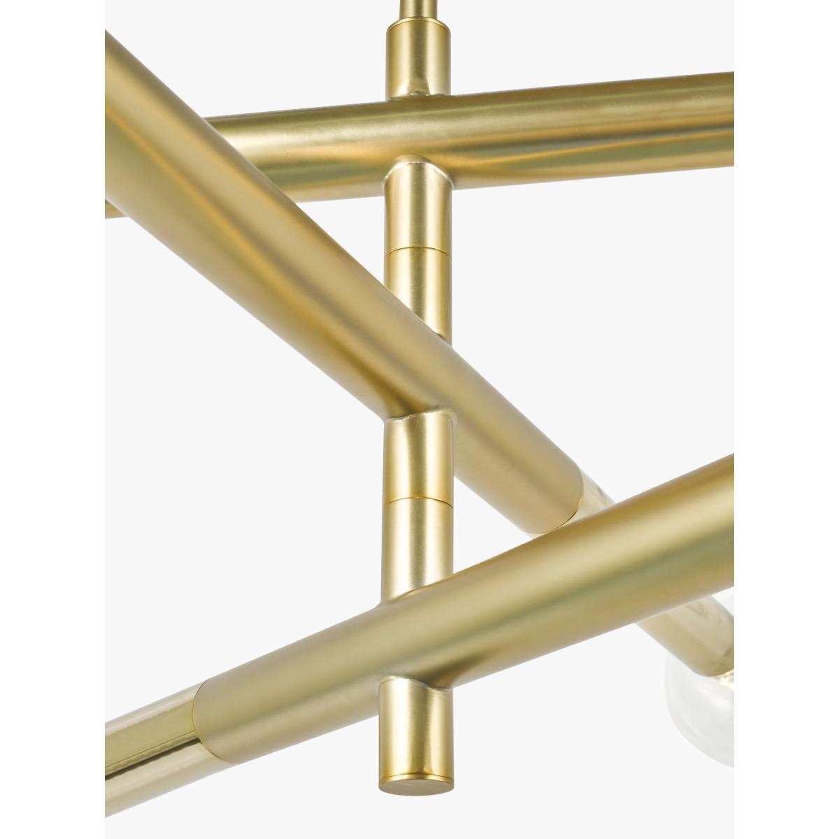 Swoon Collins Sputnik 6 Arm Ceiling Light, Gold – image 4