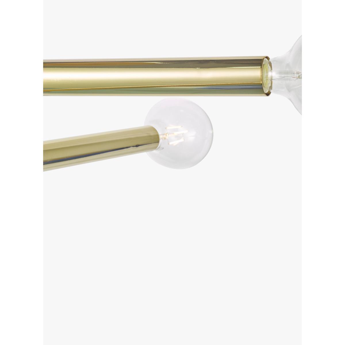 Swoon Collins Sputnik 6 Arm Ceiling Light, Gold – image 6