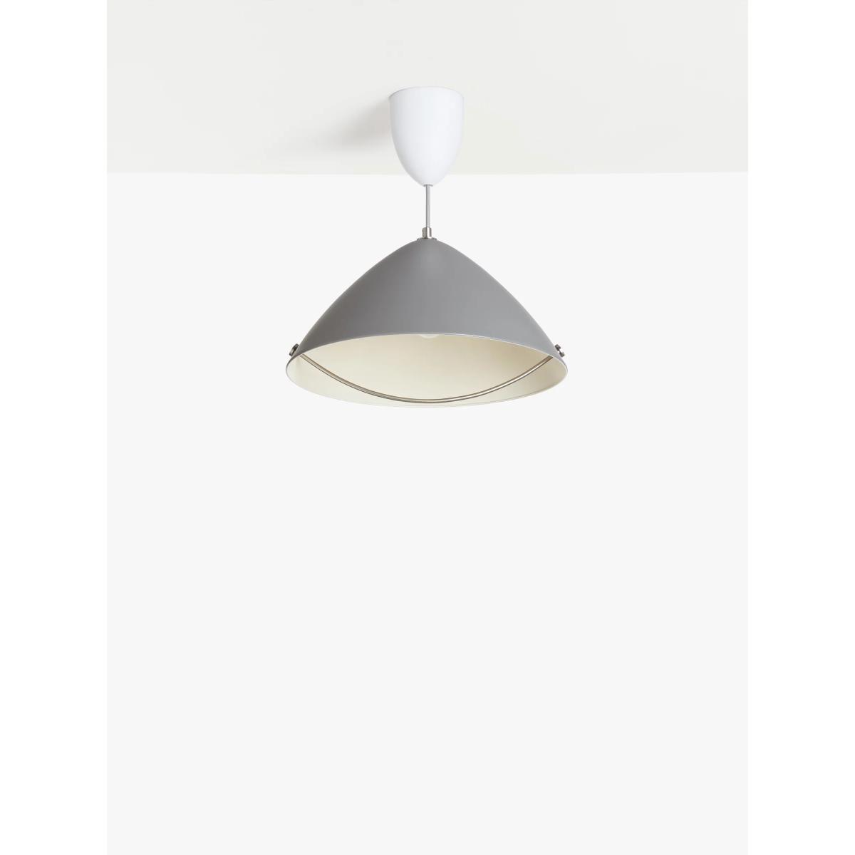 John Lewis & Partners Cupola Rise & Fall Pendant Ceiling Light, Grey – image 5