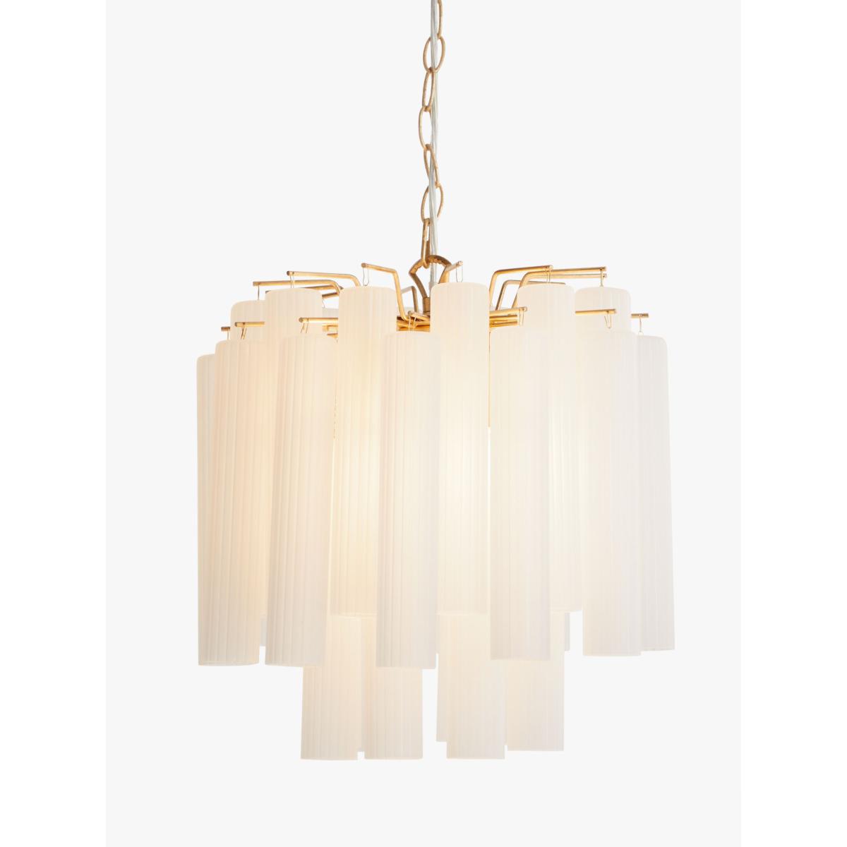 John Lewis & Partners Helix Chandelier Ceiling Light, Gold – image 3