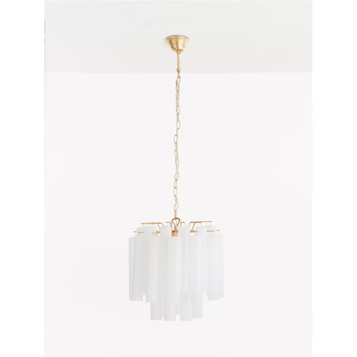 John Lewis & Partners Helix Chandelier Ceiling Light, Gold – image 4