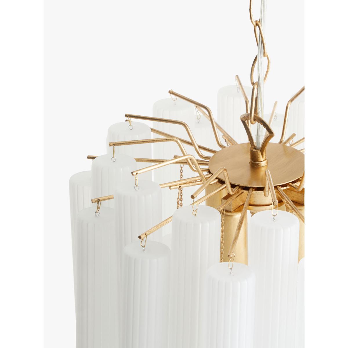 John Lewis & Partners Helix Chandelier Ceiling Light, Gold – image 5
