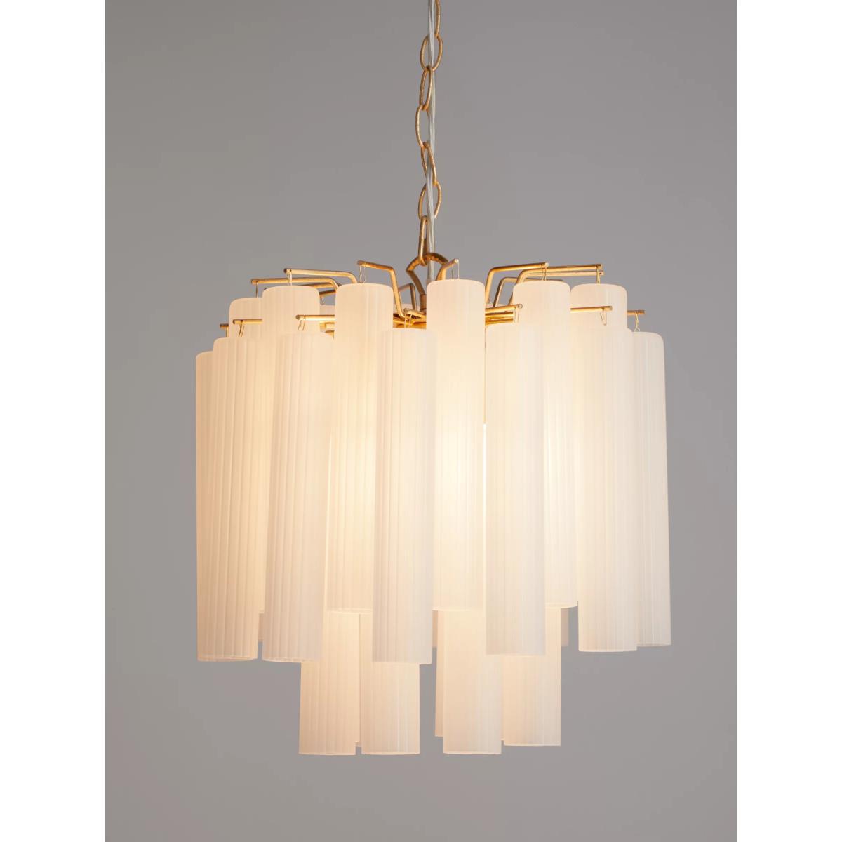 John Lewis & Partners Helix Chandelier Ceiling Light, Gold – image 1