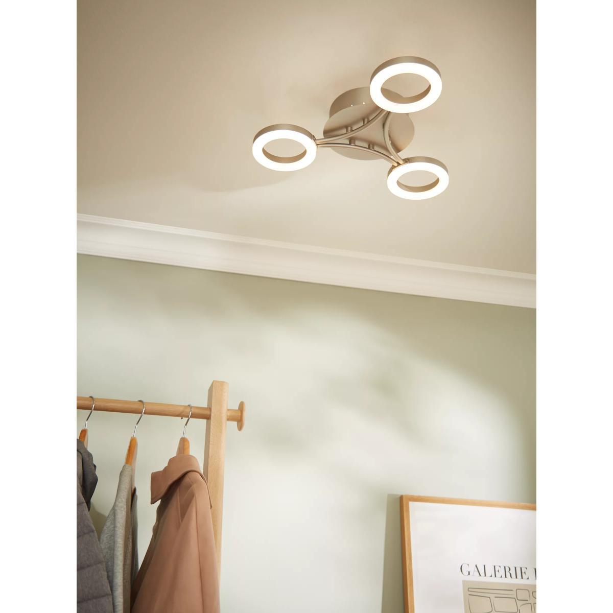 John Lewis & Partners Boyd LED 3 Arm Semi Flush Ceiling Light – image 2