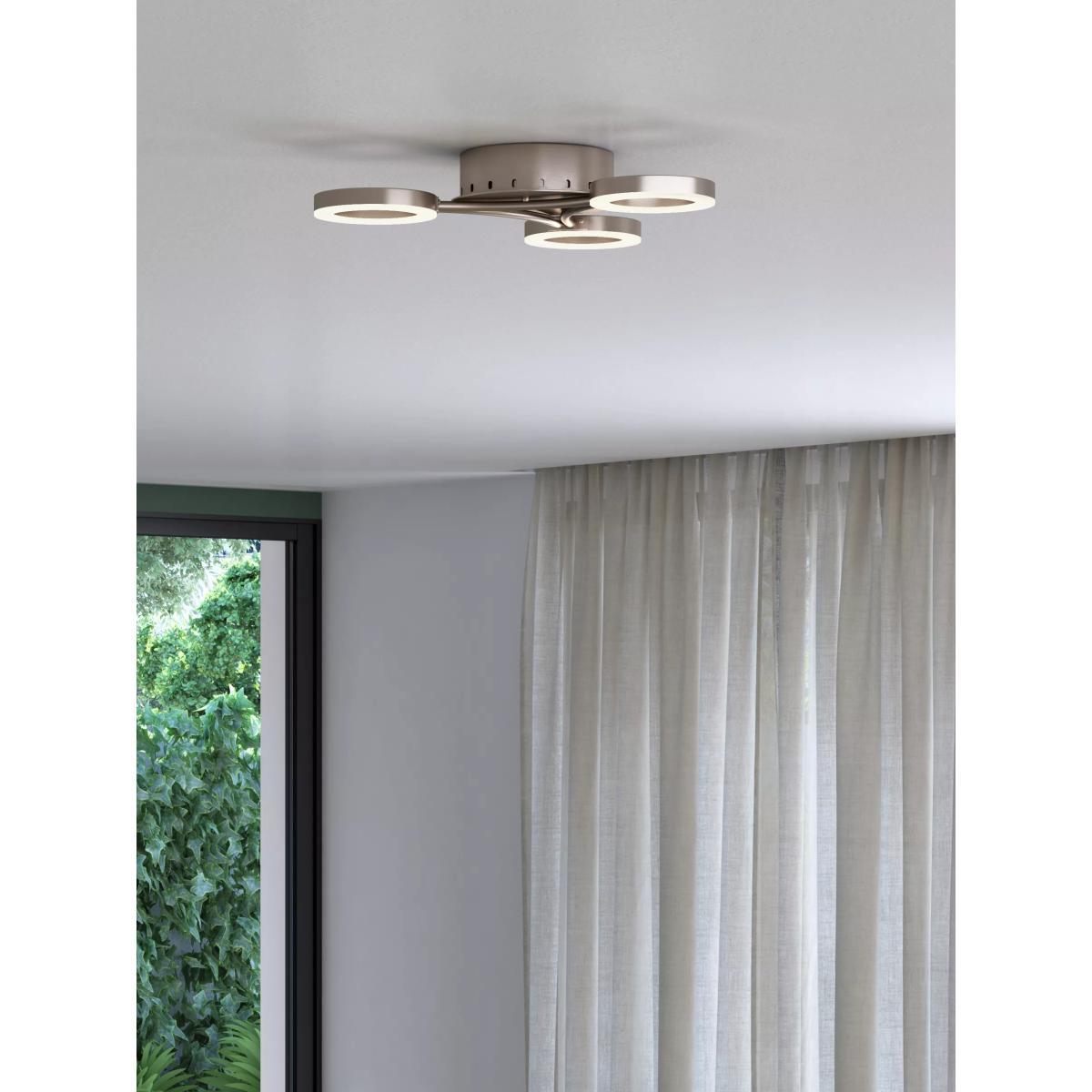 John Lewis & Partners Boyd LED 3 Arm Semi Flush Ceiling Light – image 3