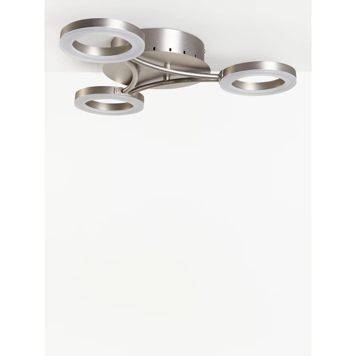 John Lewis & Partners Boyd LED 3 Arm Semi Flush Ceiling Light – image 4