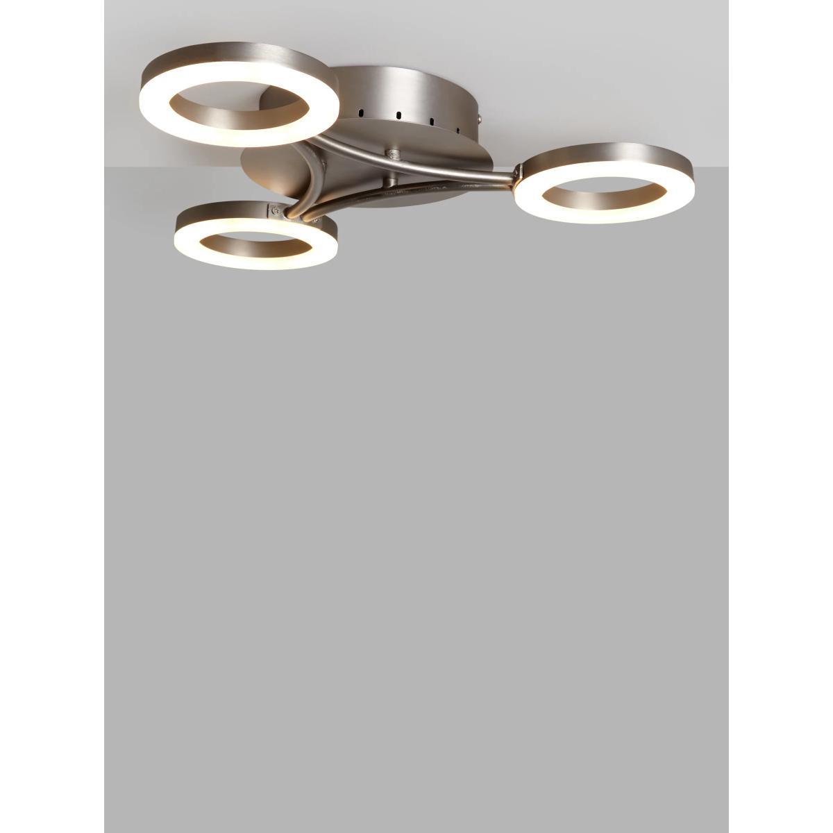 John Lewis & Partners Boyd LED 3 Arm Semi Flush Ceiling Light – image 1