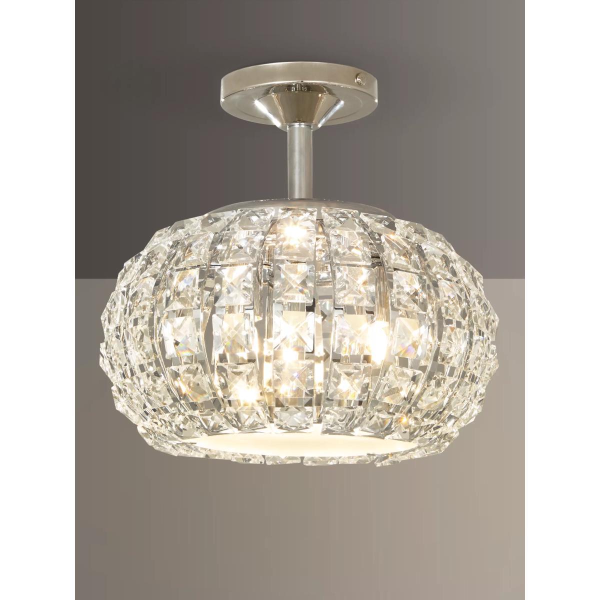 John Lewis & Partners Venus Ceiling Light, Crystal and Chrome – image 2