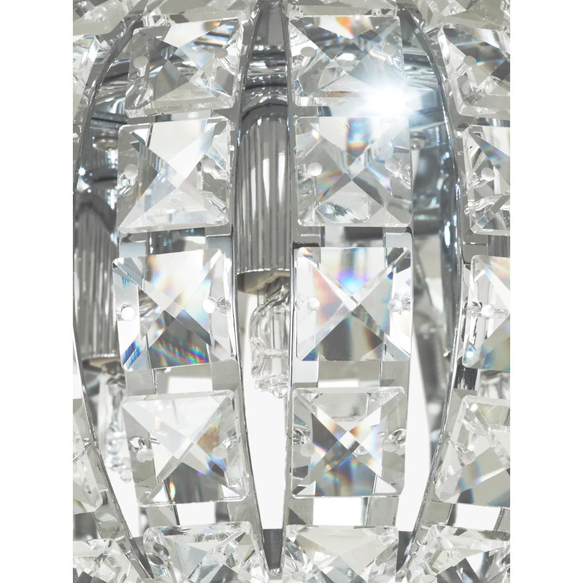 John Lewis & Partners Venus Ceiling Light, Crystal and Chrome – image 4