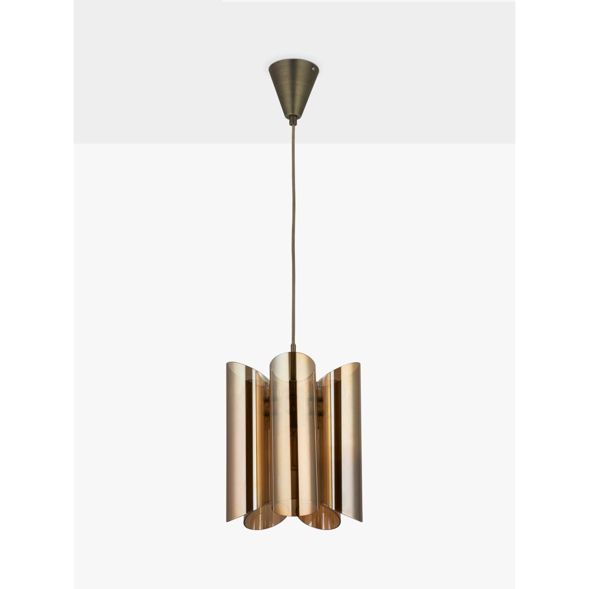 John Lewis Viscount Lustre Pendant Ceiling Light, Gold – image 3