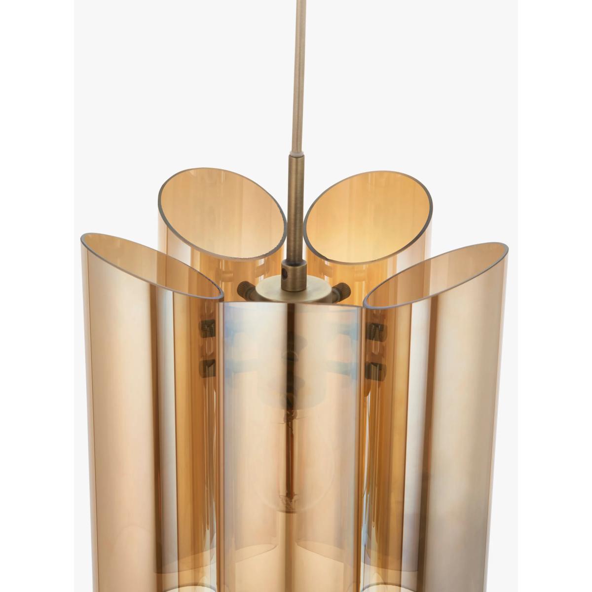John Lewis Viscount Lustre Pendant Ceiling Light, Gold – image 5