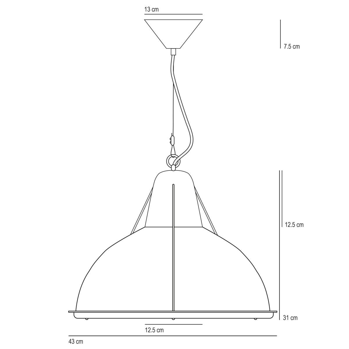 Original BTC Phane Ceiling Light, Large – image 8