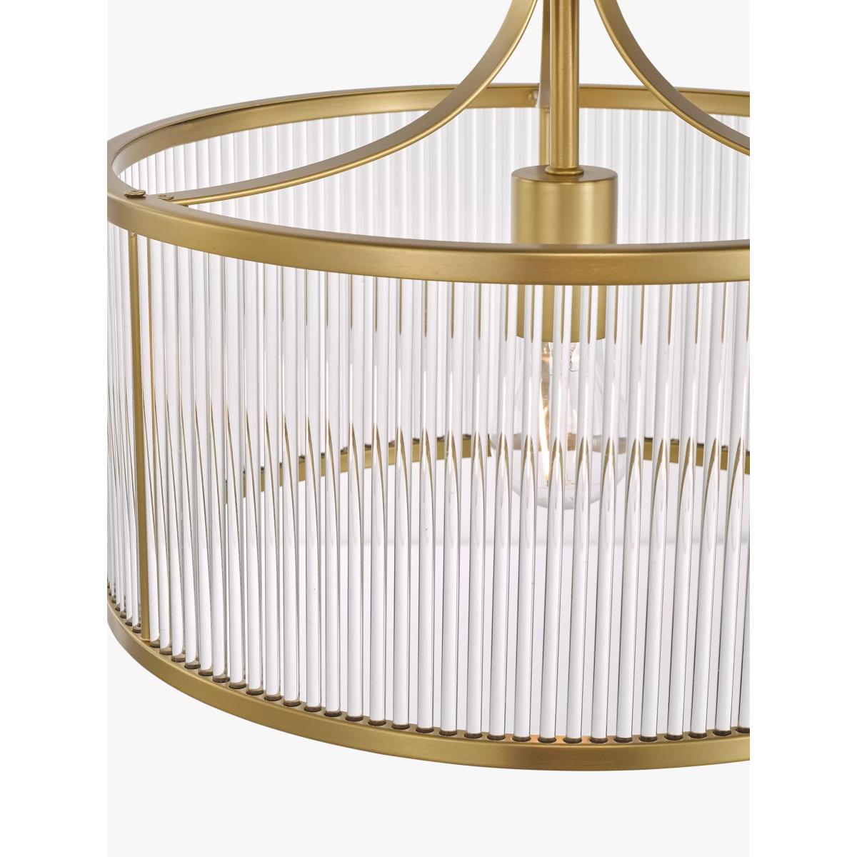 John Lewis Noto Pendant Ceiling Light, Matte Antique Brass – image 4