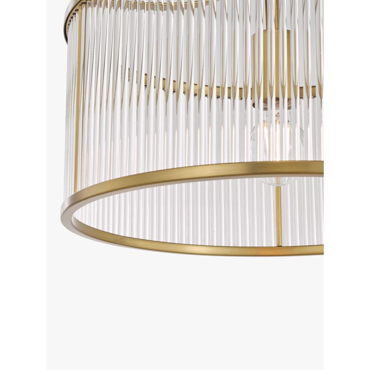 John Lewis Noto Pendant Ceiling Light, Matte Antique Brass – image 6