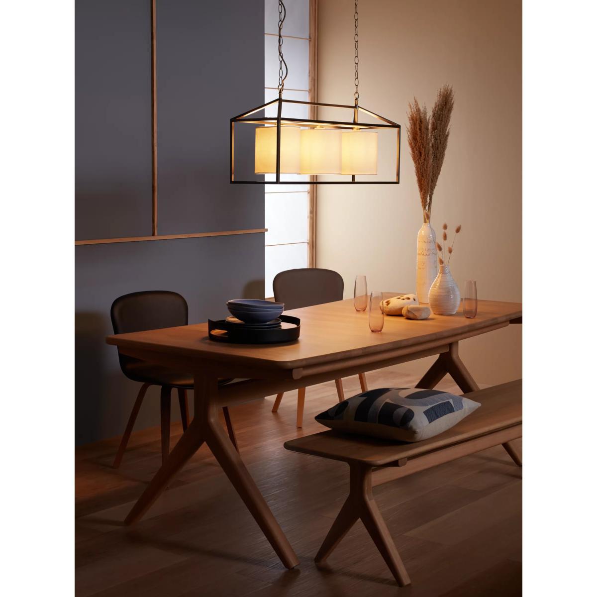 John Lewis & Partners Boundary Bar Ceiling Light, Brass/Pewter – image 6