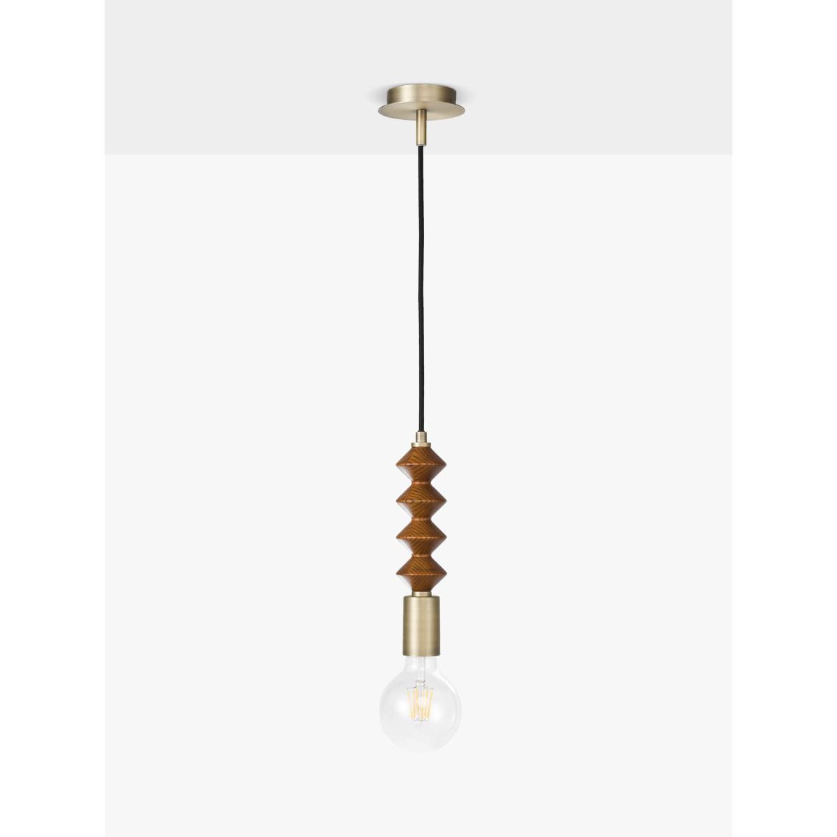 Swoon Franklin Pendant Ceiling Light, Brass – image 3