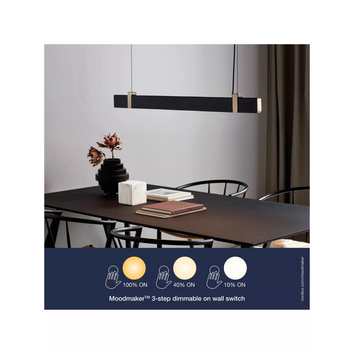 Nordlux Lilt Bar Ceiling Light, Black – image 6