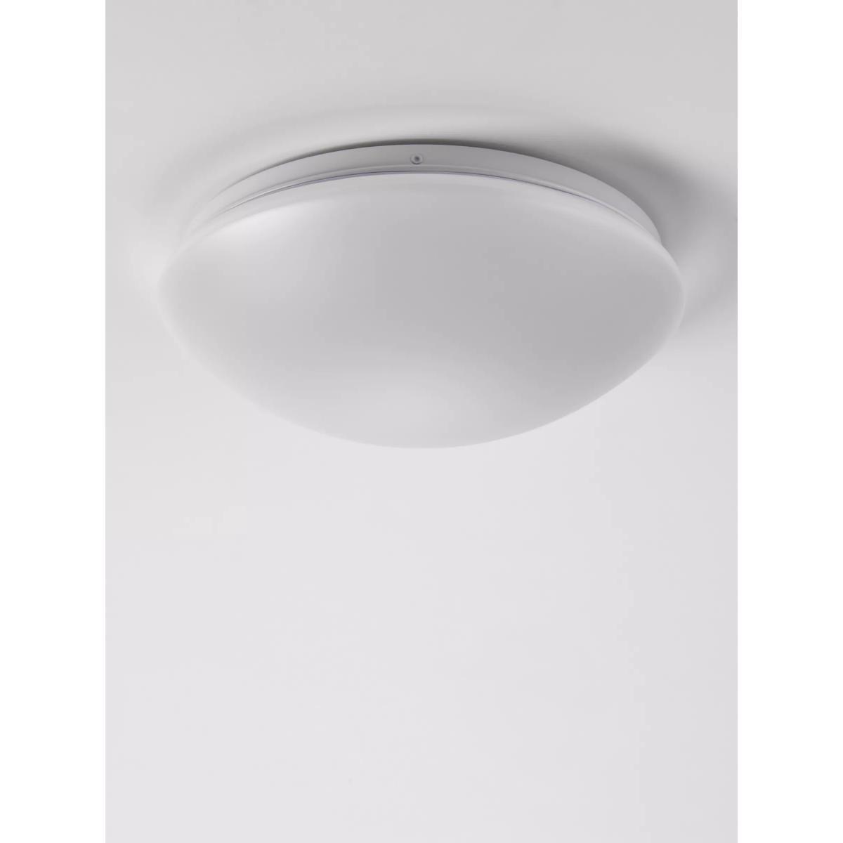 John Lewis & Partners Saint LED Flush Bathroom Ceiling Light, White – image 2