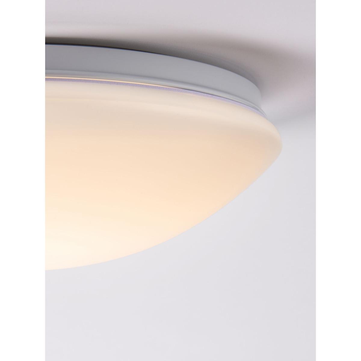 John Lewis & Partners Saint LED Flush Bathroom Ceiling Light, White – image 3
