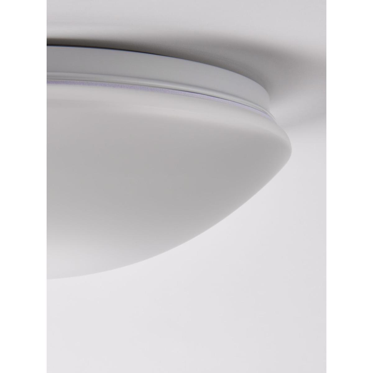 John Lewis & Partners Saint LED Flush Bathroom Ceiling Light, White – image 4