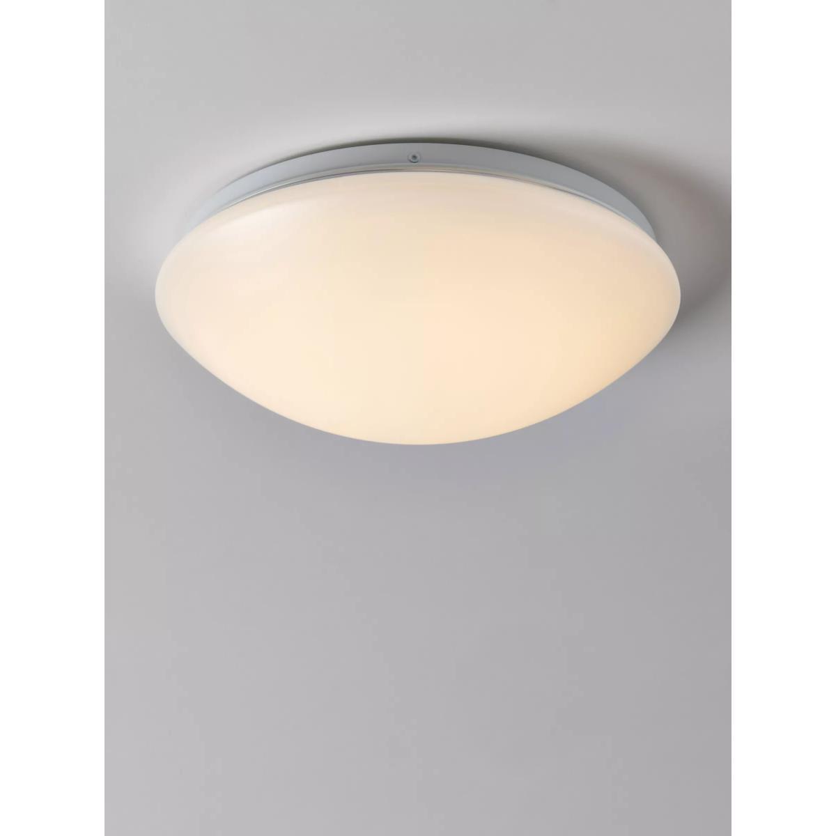John Lewis & Partners Saint LED Flush Bathroom Ceiling Light, White – image 1
