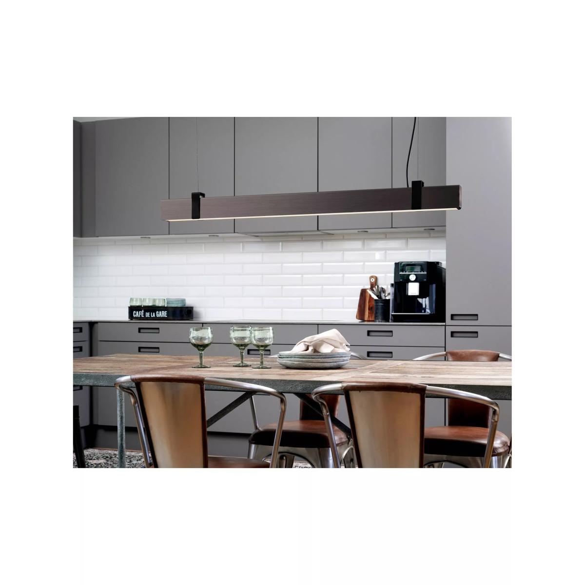 Nordlux Lilt Bar Ceiling Light, Dark Grey Steel – image 3