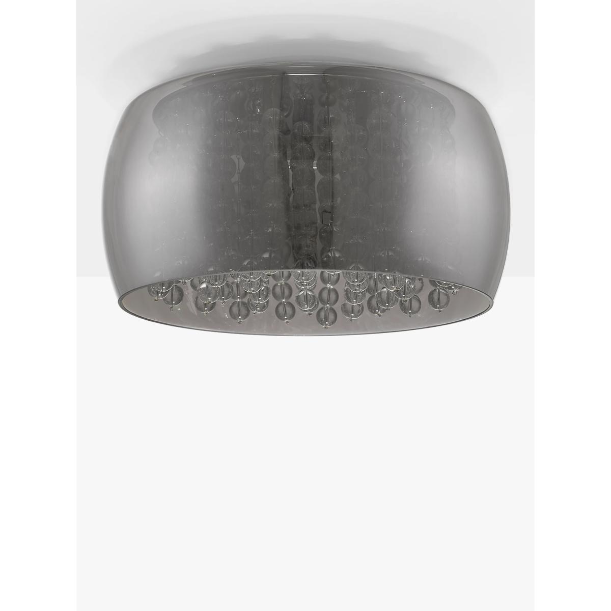 John Lewis & Partners Stella Semi Flush Ceiling Light, Black Chrome – image 3