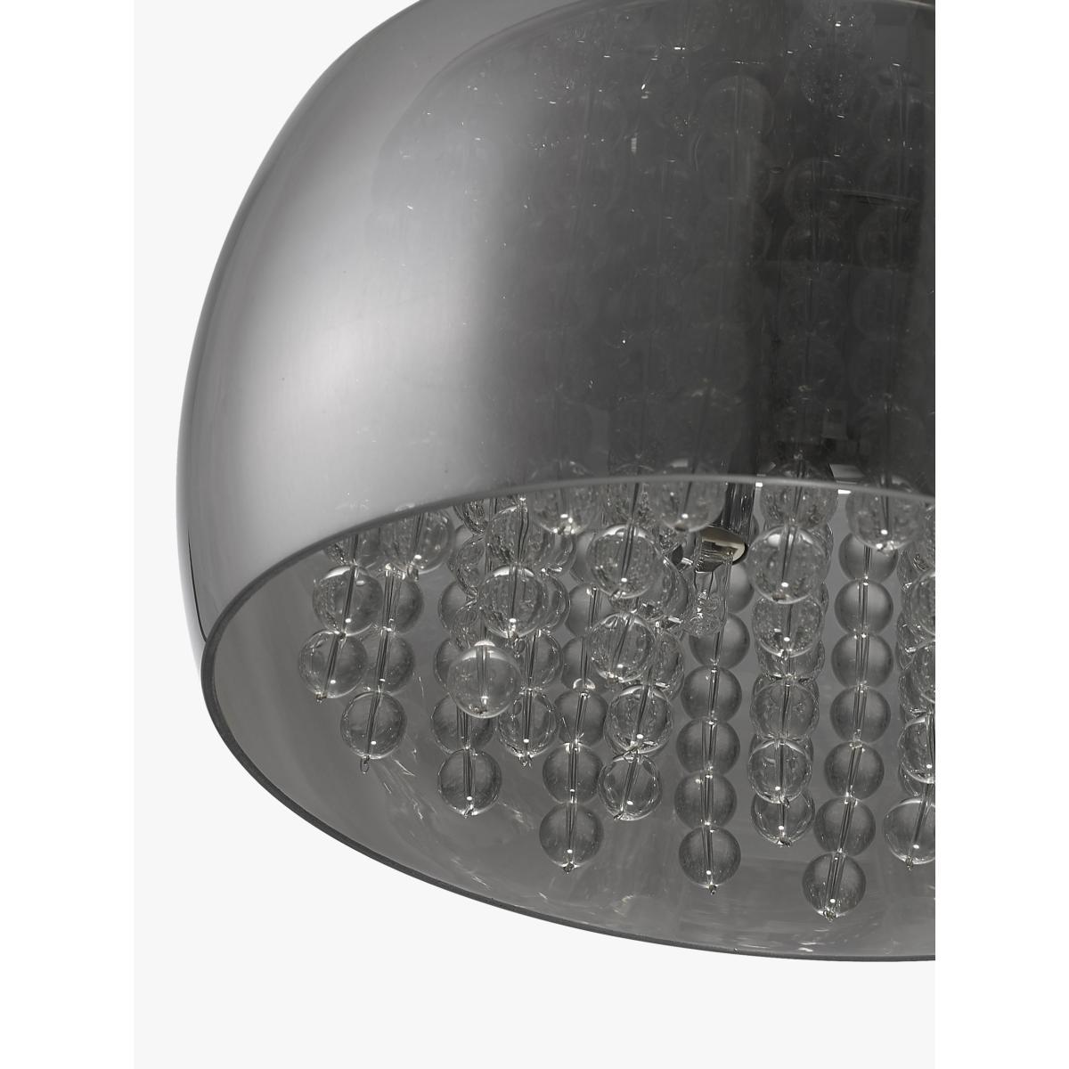 John Lewis & Partners Stella Semi Flush Ceiling Light, Black Chrome – image 4