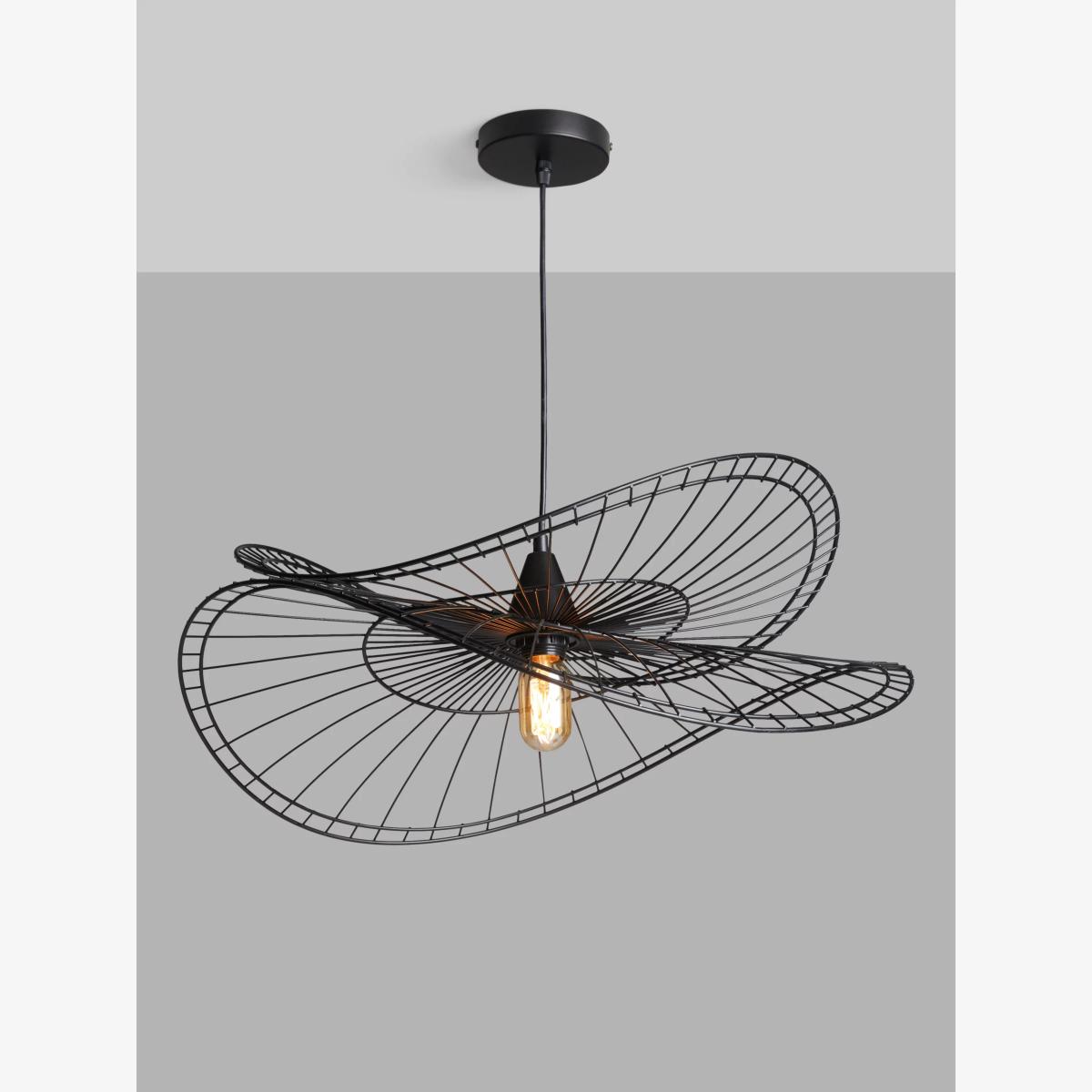 John Lewis Hiko Dual Layer 100 Ceiling Light, Black – image 1