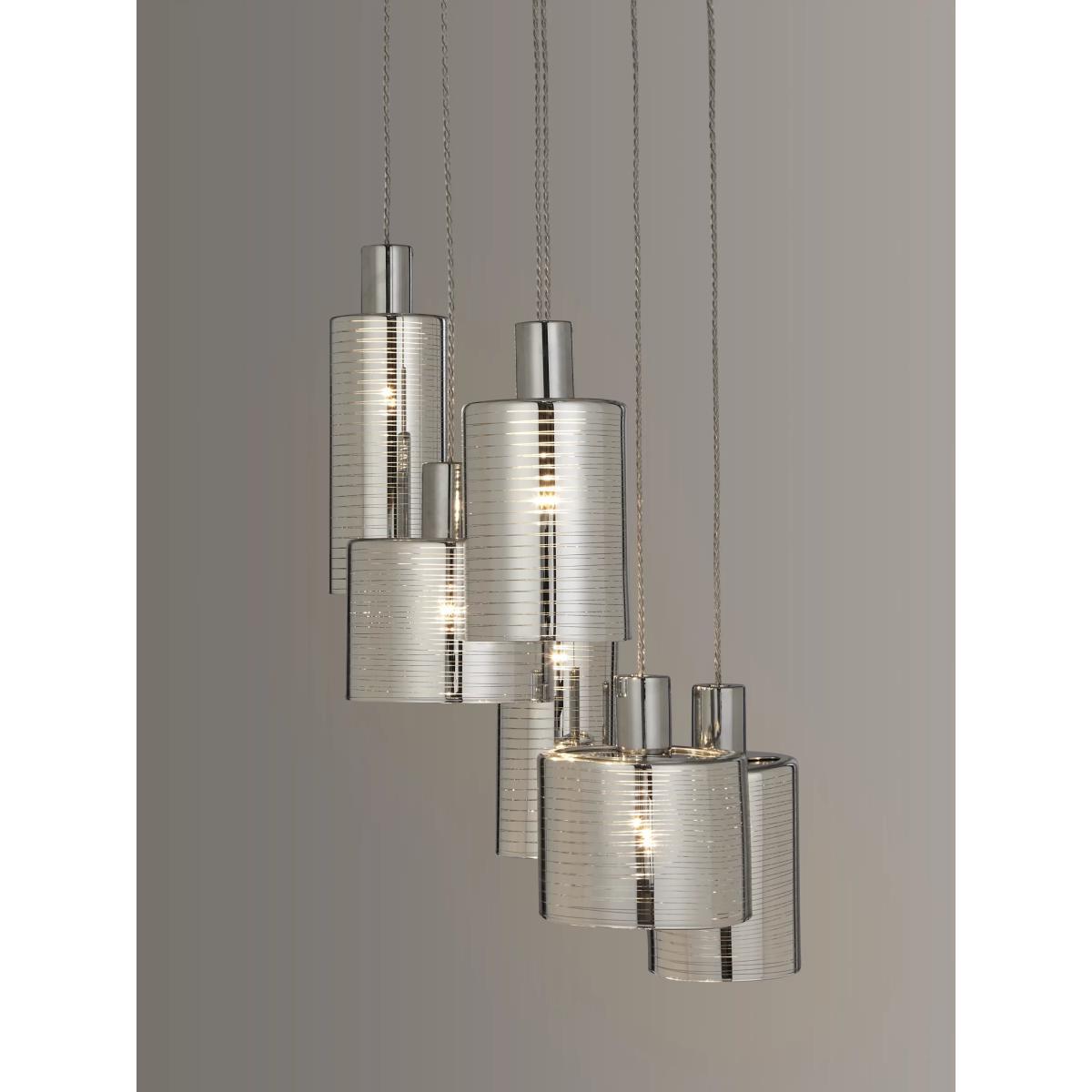 John Lewis & Partners Pluto 6 Pendant Cluster Ceiling Light, Smoke – image 2