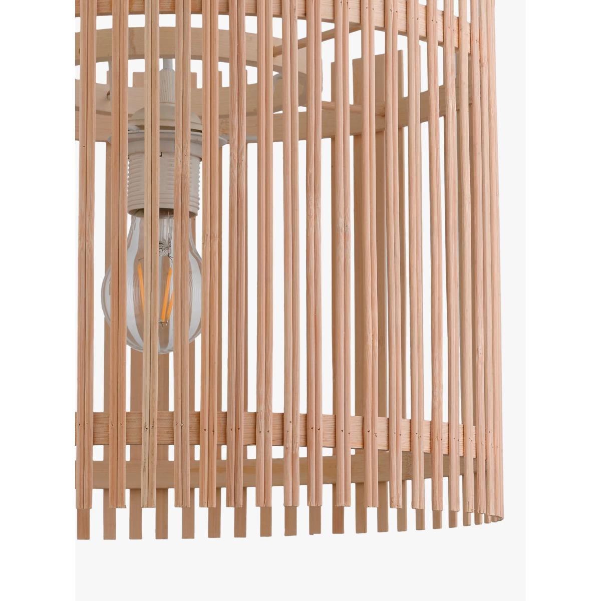 John Lewis & Partners Easy-to-Fit Bamboo Ceiling Shade, Natural – image 4