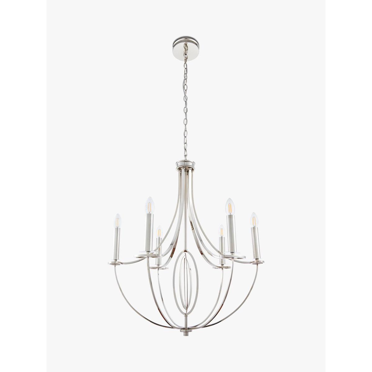 Bay Lighting Josey Ceiling Light, Nickel – image 2