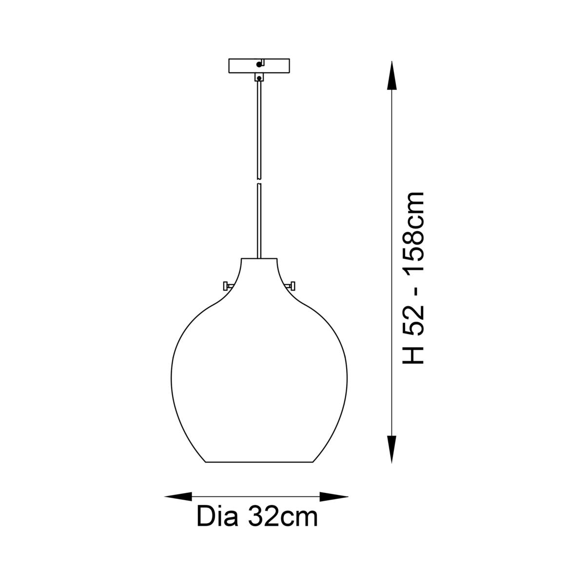 Bay Lighting Dawn Pendant Ceiling Light, Chrome – image 7